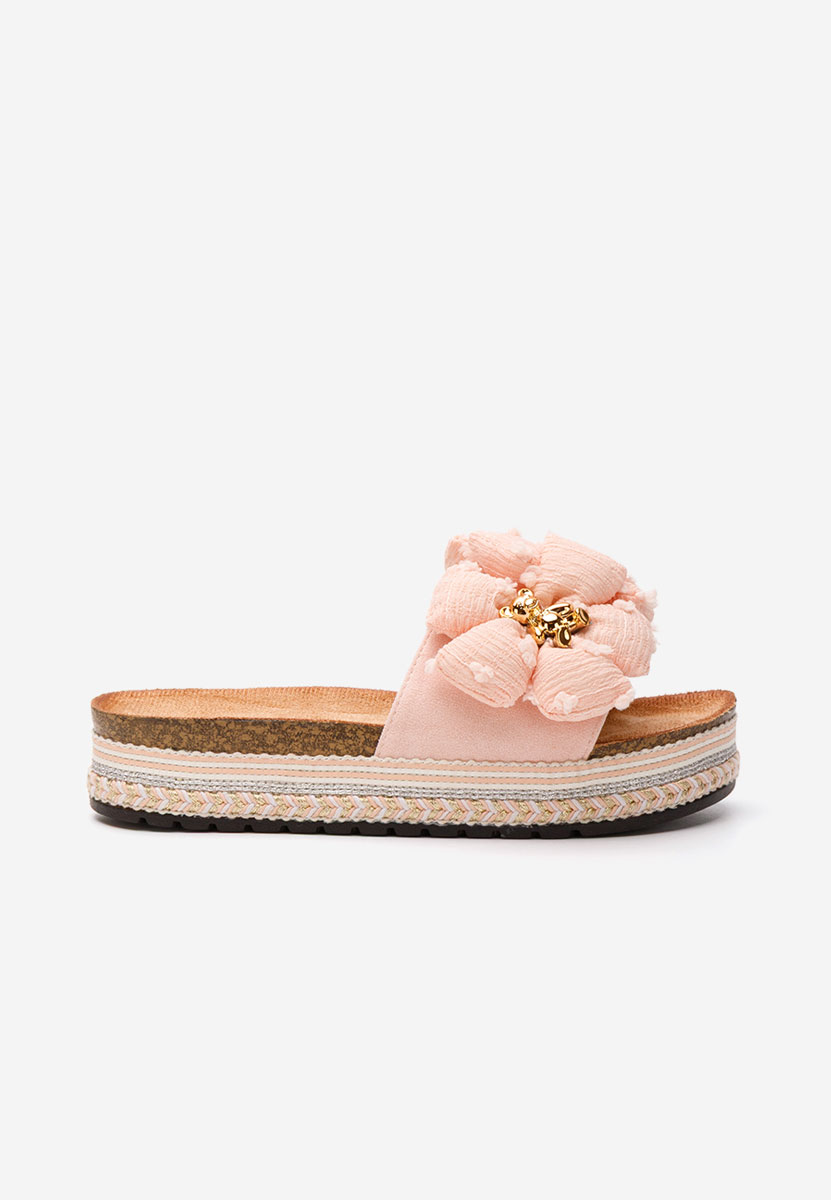 Mules plates femme roses Pamylla