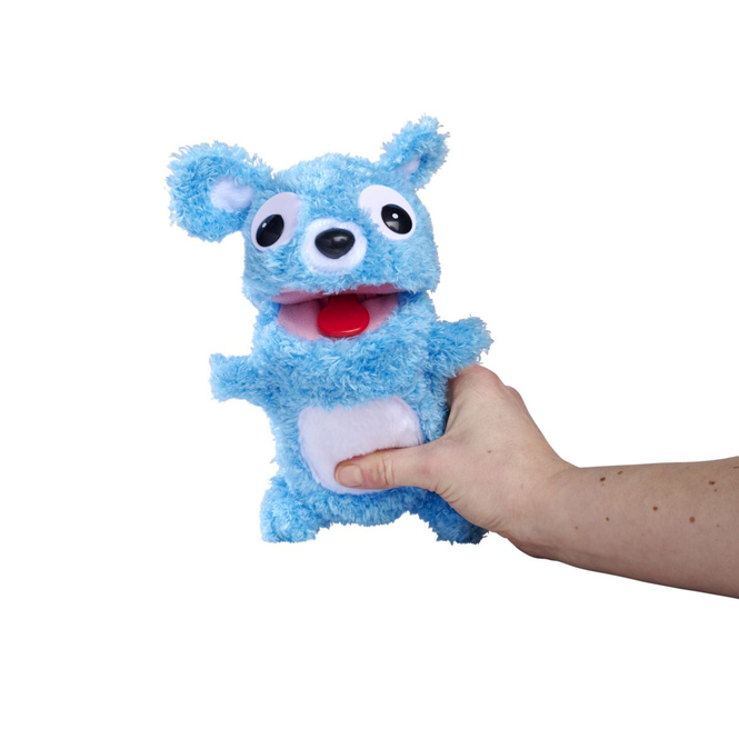 ScreamerZ - Plüschfigur Bär  - Babbling Bear - blau - ca. 30 cm