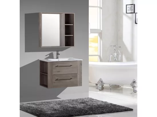Ensemble meuble de salle de bain 80 cm Aquanoma