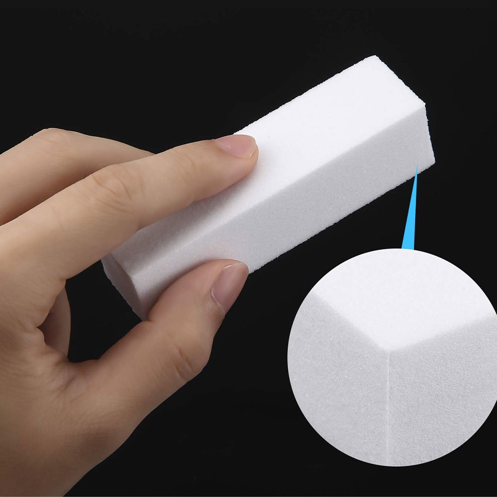 (10er Set) Nagelfeile Polierblock Buffer Maniküre Schleifblock - Weiss