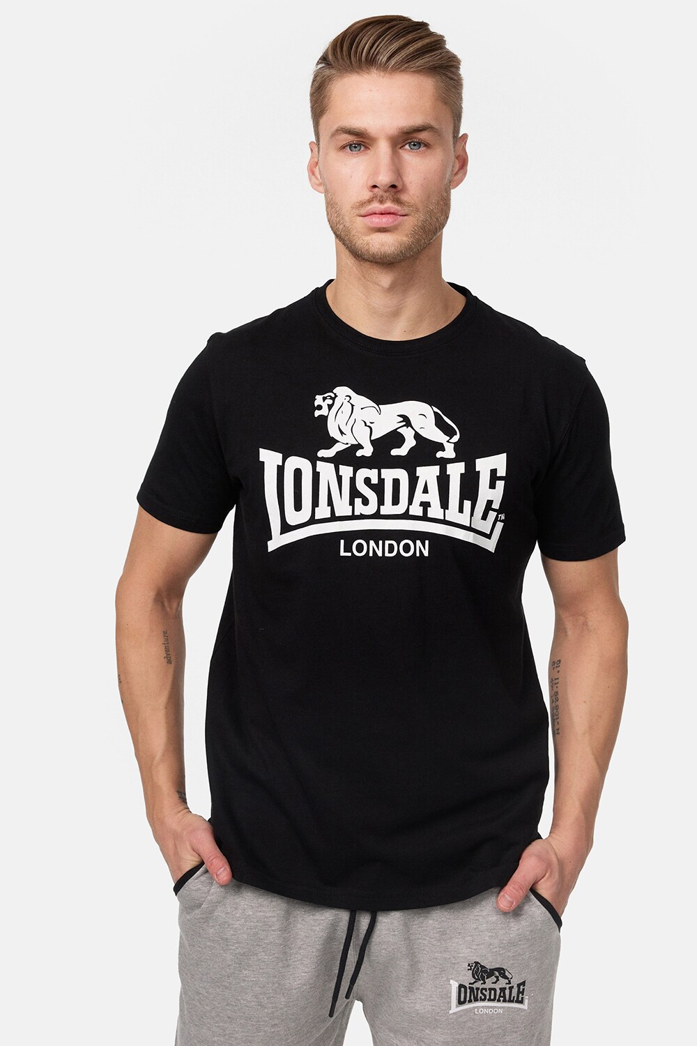 Lonsdale Herren T-Shirt normale Passform LOGO