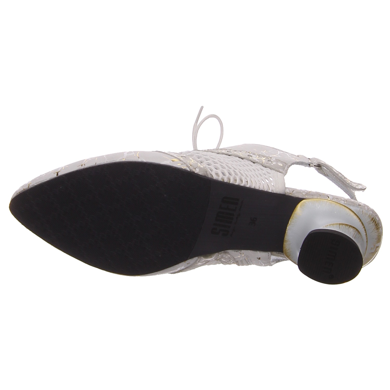 Simen Slingpumps weiß weiss/weiss kombi