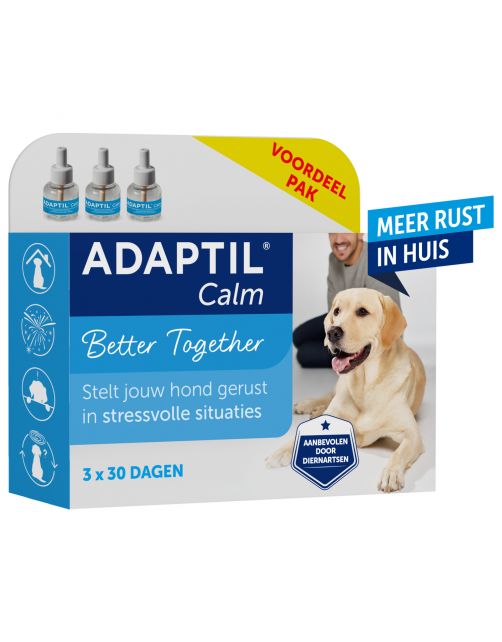 Adaptil Calm Navullingen 3-Pack - Anti stressmiddel - 3x48 ml