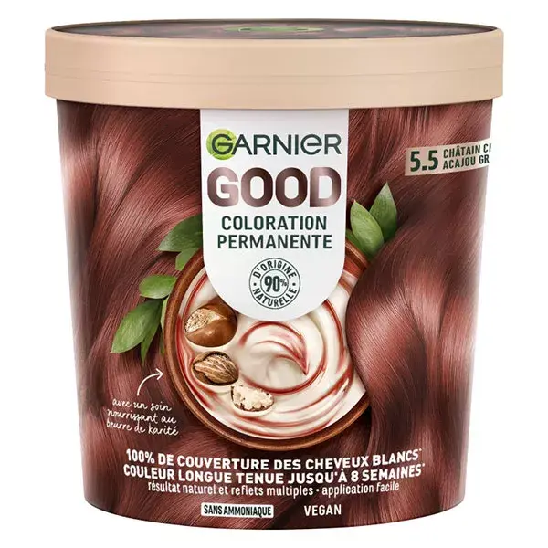 Garnier Good Hair Color nº 5.5 Castanho Claro Mogno Cereja
