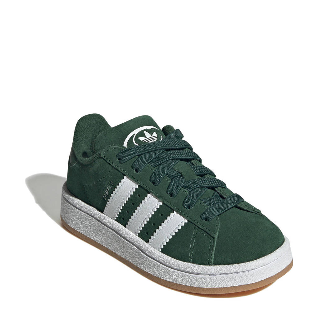 adidas Campus 00'ssuède sneakers donkergroen/wit