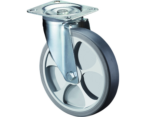 BS Rollen Zwenkwiel L400.B44.081 thermoplast Ø 80 mm tot 100 kg met plaat 105x80 mm