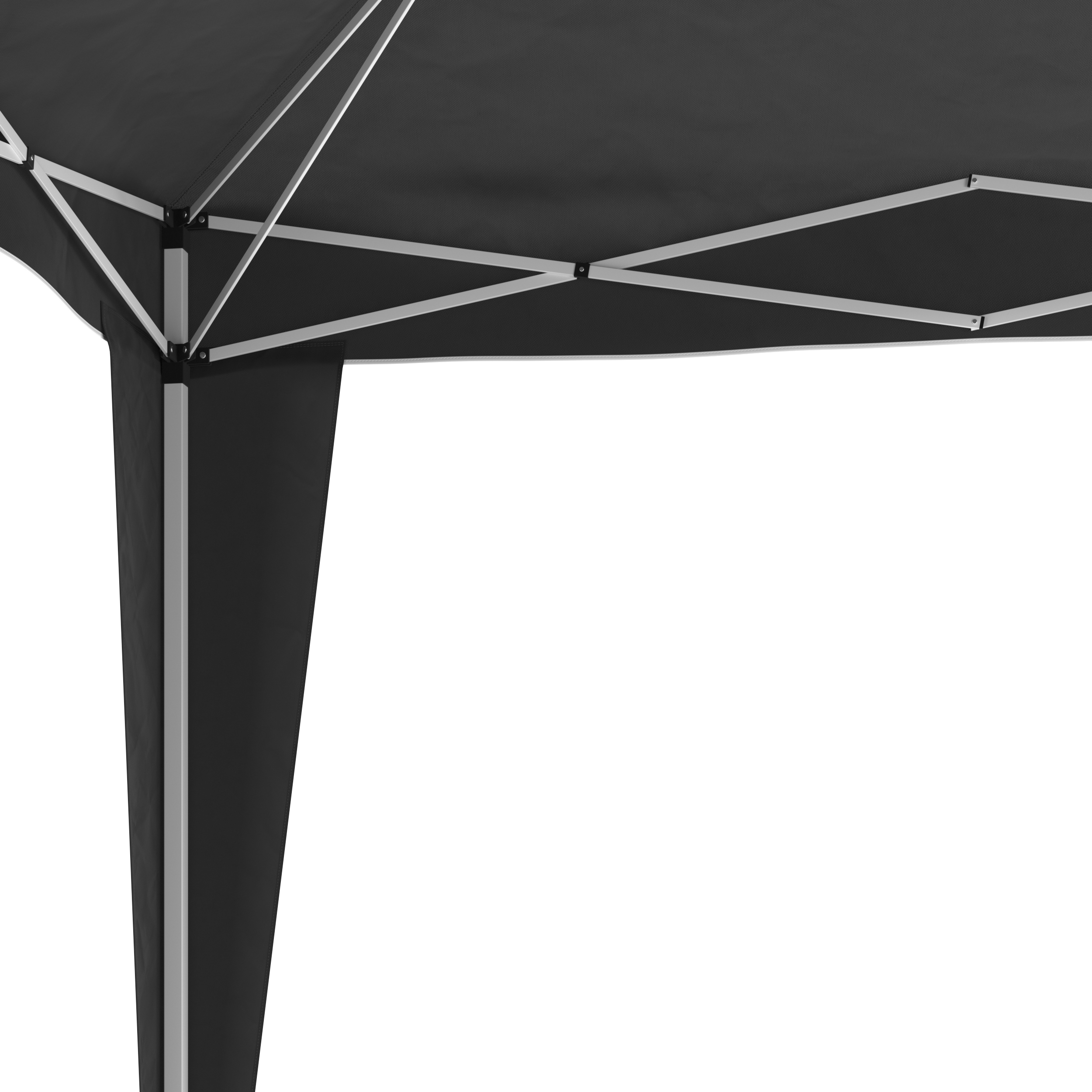 Faltpavillon MELODY 3 x 3 m schwarz