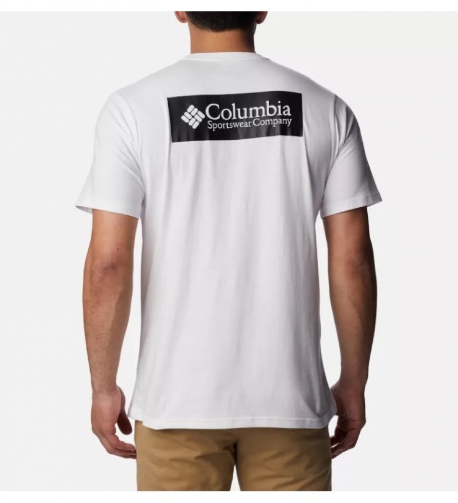 Camiseta branca Columbia North Cascades