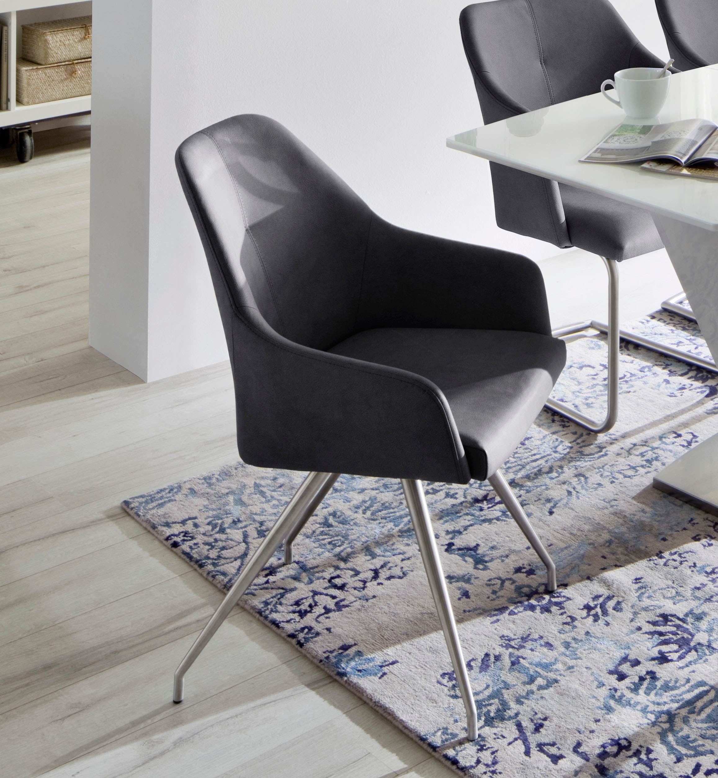 MCA furniture 4-Fussstuhl »Madita A-Oval« (Set) 2 Stk.Stuhl belastbar bis 140 Kg