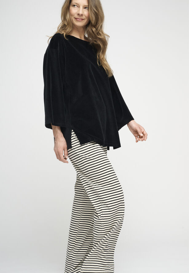Moshi Moshi Mind pure pants cotton Ecru/moonless night