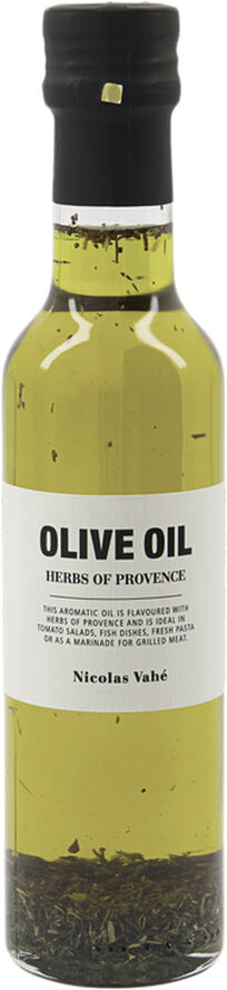 Nicolas Vahé Olivenolie 99,5% med blandede krydderurter, 25 cl.