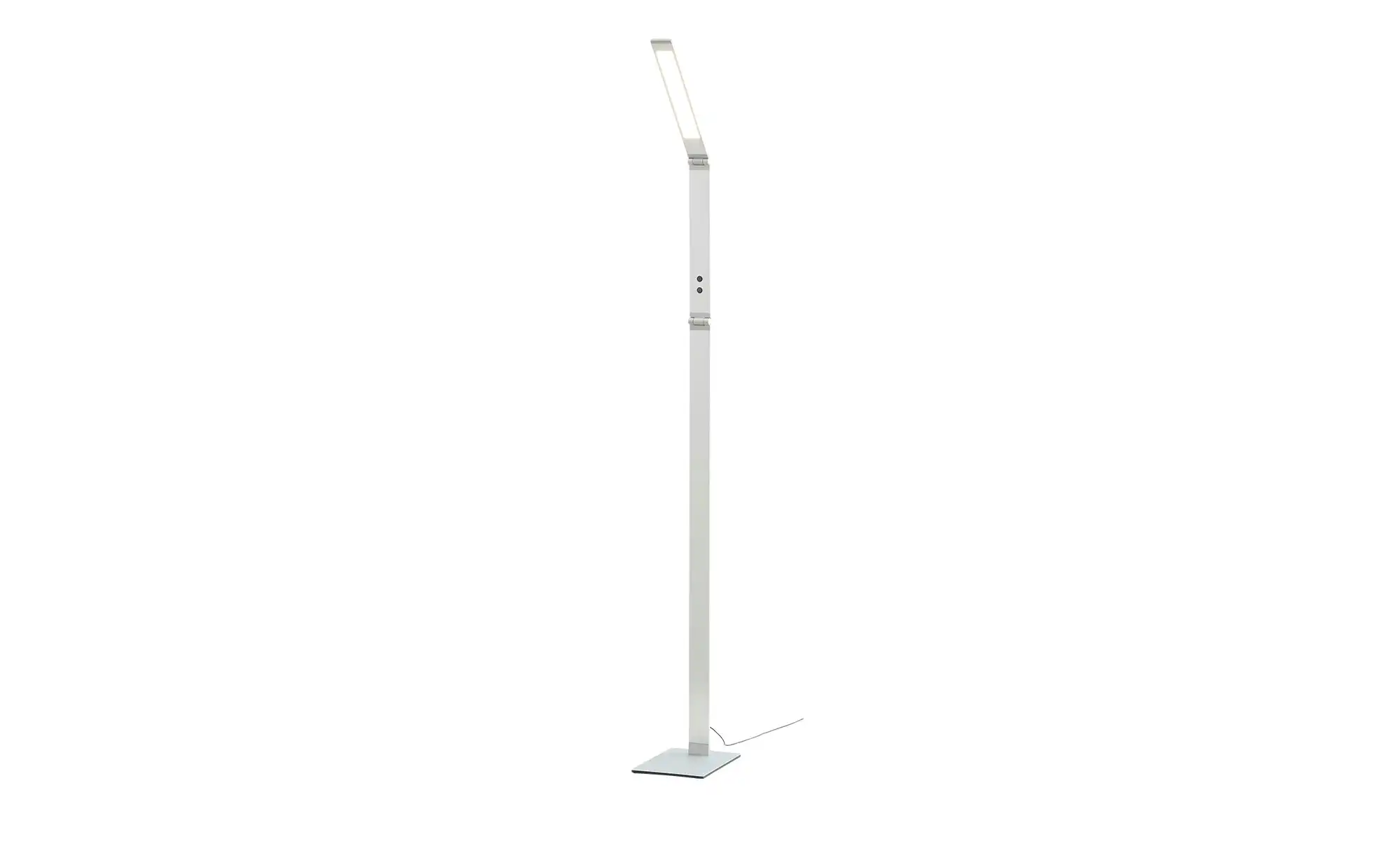 Fischer-Honsel LED-Stehleuchte, Alufarben mit Dimmer
