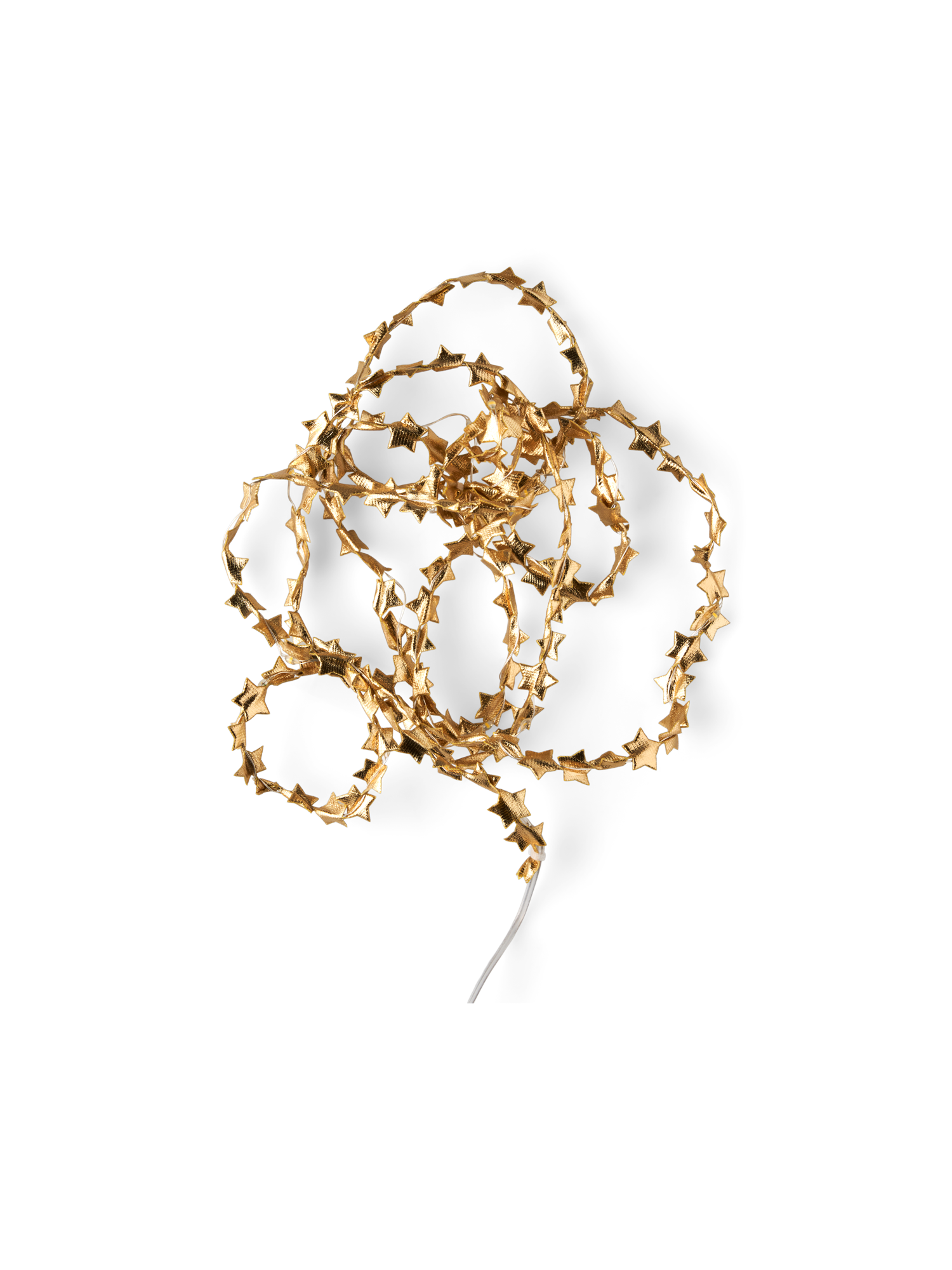 LED-stjernelyskæde | 200 cm. 20 LED-lys.  | Gold