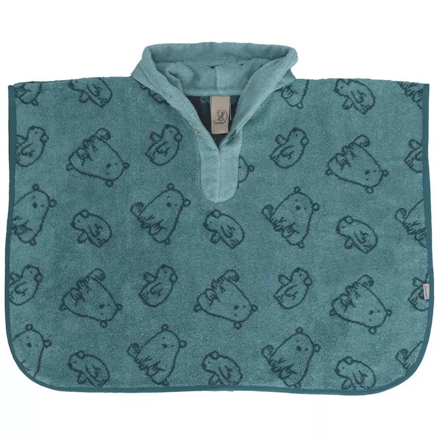 Sterntaler Badeponcho Elia dunkeltürkis