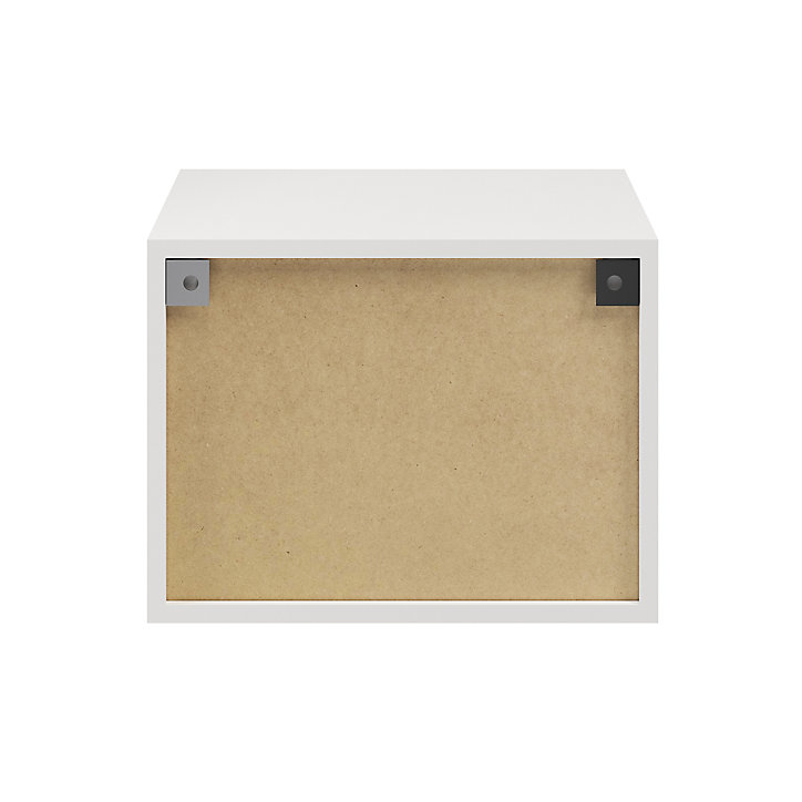 Caisson blanc GoodHome Atomia H. 37,5 x L. 50 x P. 35 cm
