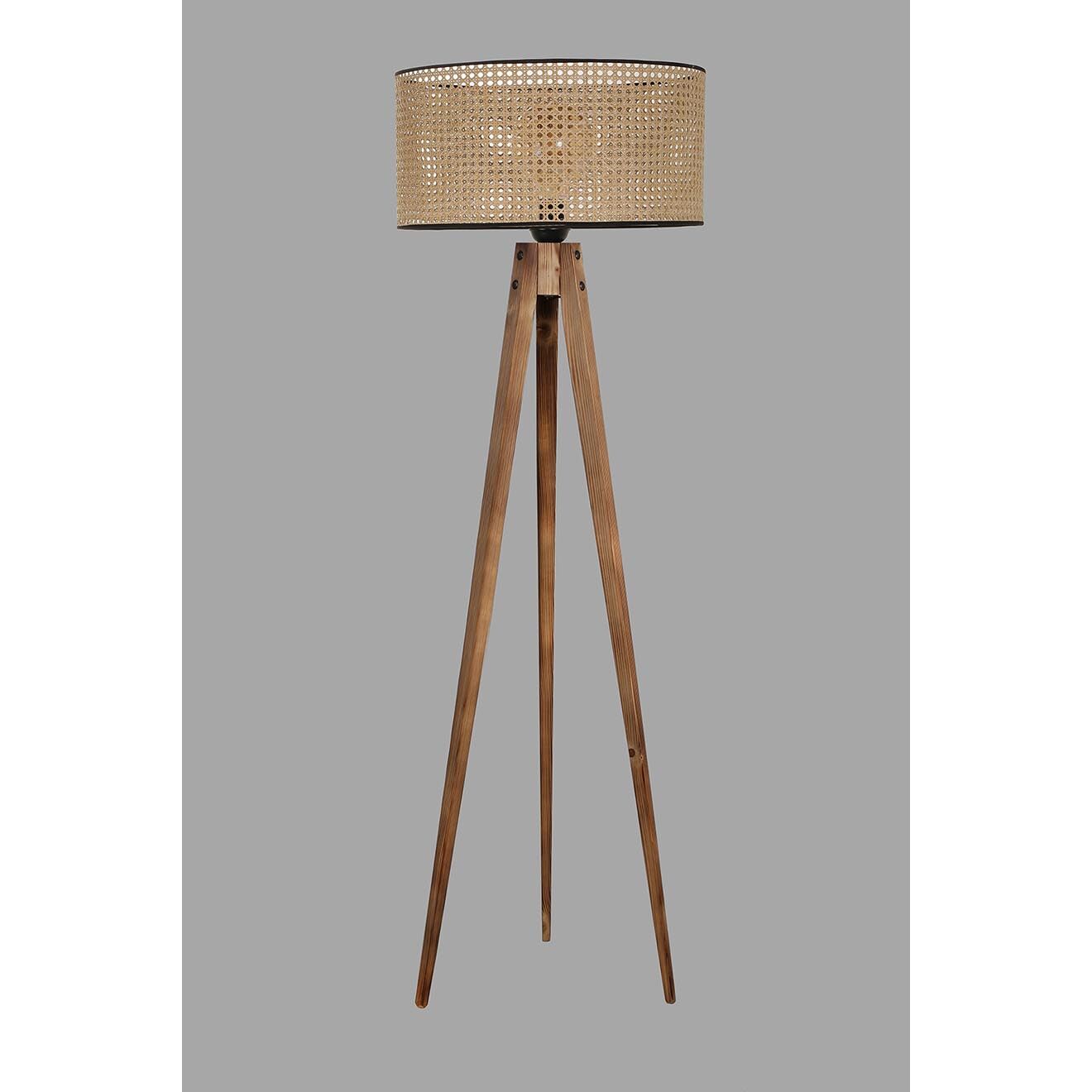 Conceptum Hypnose Lampadaire Tripod marron - D.50x153 cm