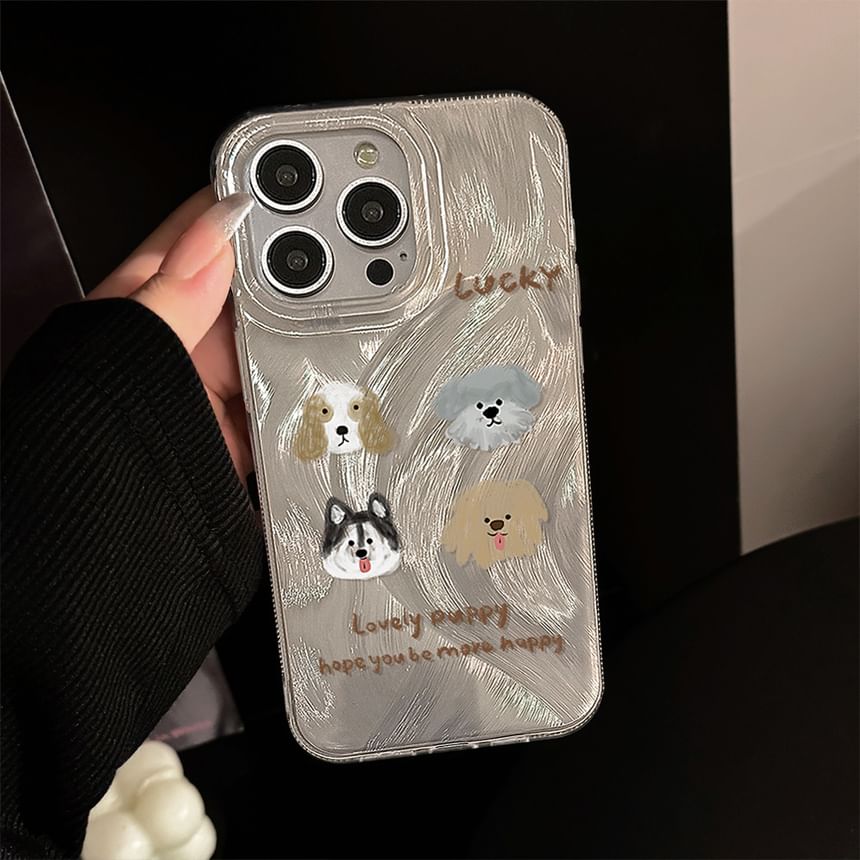 Mobby - Hondentelefoonhoesje - iPhone 16 Pro Max / 16 Pro / 16 Plus / 16 / 15 Pro Max / 15 Pro / 15 Plus / 15 / 14 Pro Max / 14 Pro / 14 Plus / 14 / 13 Pro Max / 13 Pro / 13