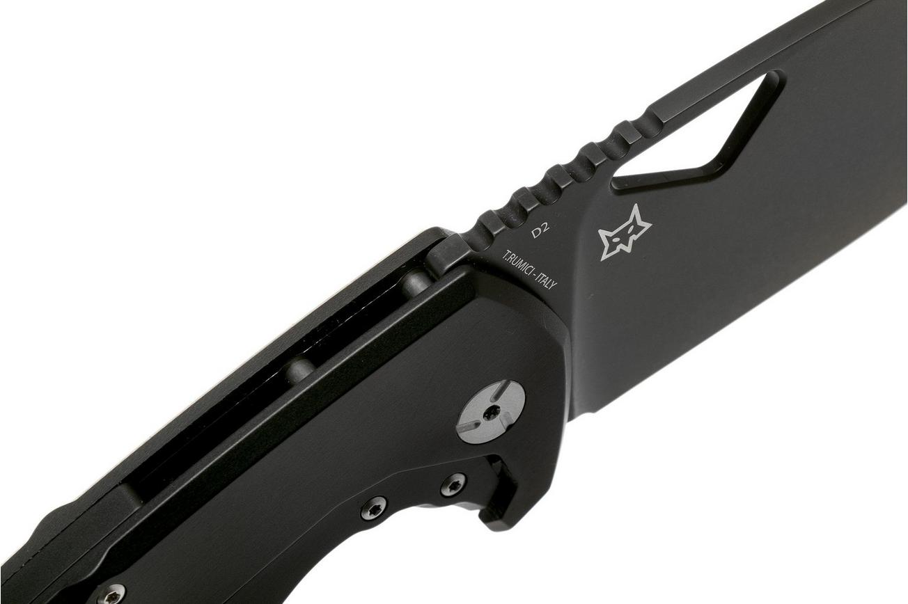 Fox El Capitan SK-02 BSW Summit Knife Co, Black Stonewashed zakmes, Tommaso Rumici design