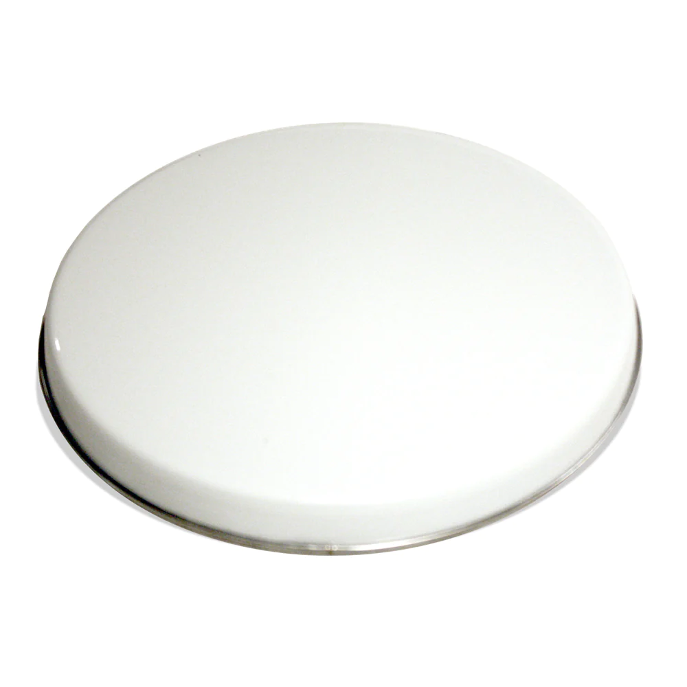 Cache plaque émail 16 cm coloris blanc Baumalu