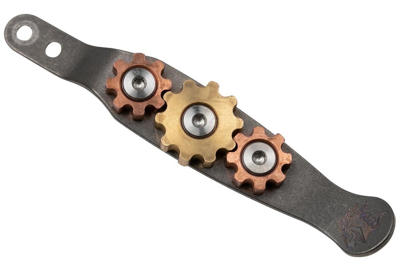 Rick Hinderer Knives Gear Pocket Clip, Titanium Working Finish