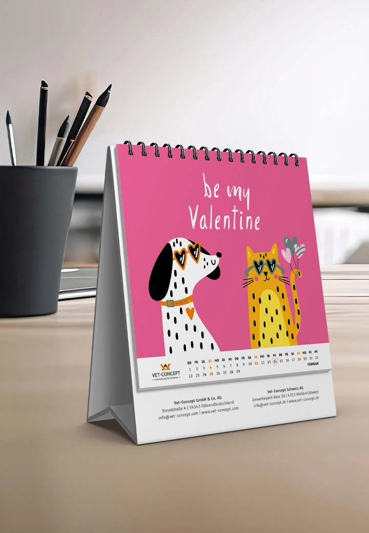 Vet-Concept Tischkalender 2024