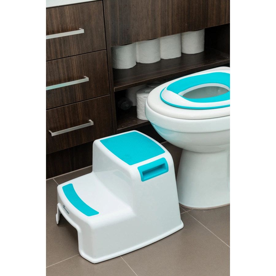Dreambaby® Tritthocker mit Stufen in weißaqua
