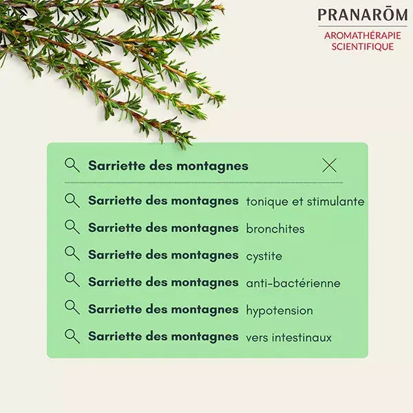 Óleo Essencial de Segurelha da Montanha Pranarom 5ml