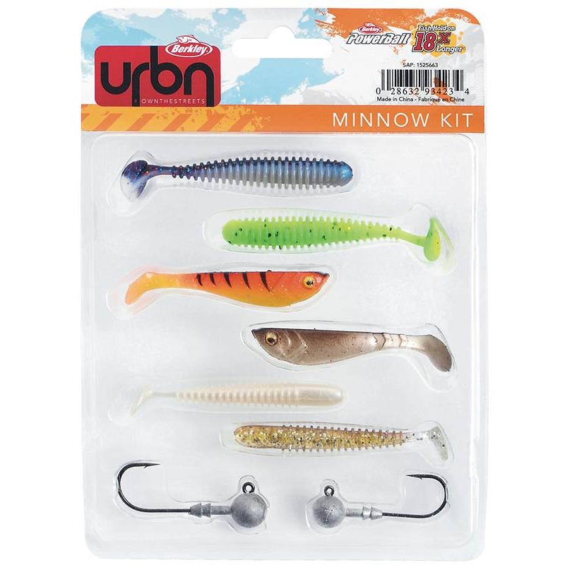 Kit Leurres Souples Berkley Urbn Kit Minnow
