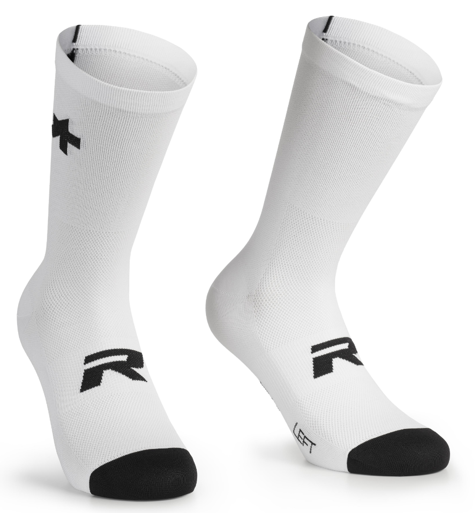 Assos R S9 Cykelstrømper, Hvid, 2-pak