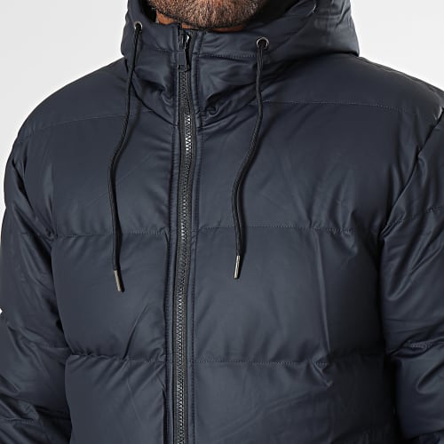 Doudoune Capuche Bleu Marine