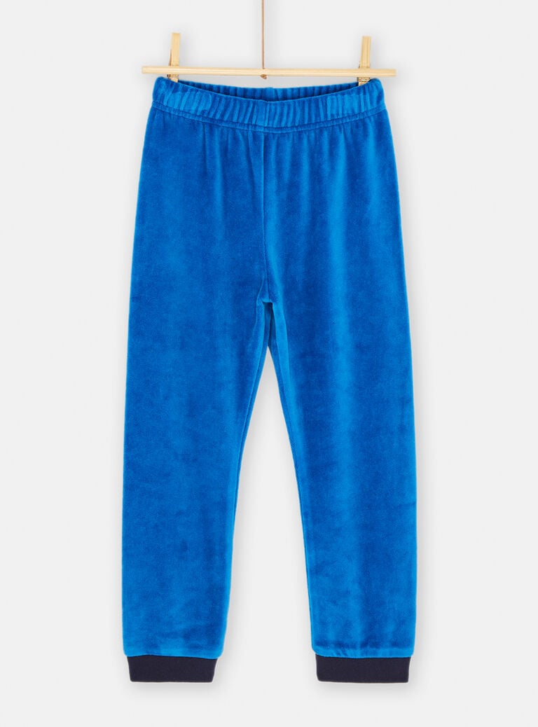 Ensemble pyjama gris et bleu