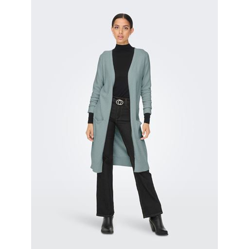 JDY Marco Lang Cardigan, Tourmaline Melange, XS