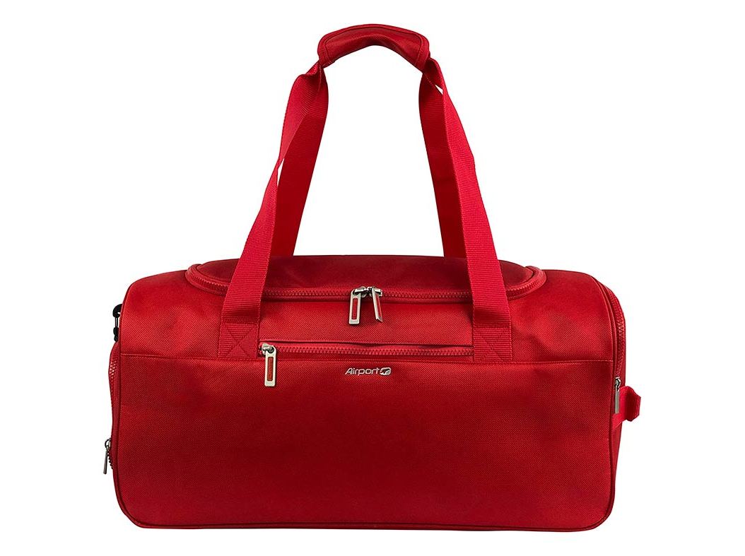 SACO DE VIAGEM AIRPORT VERMELHO TAMANHO S