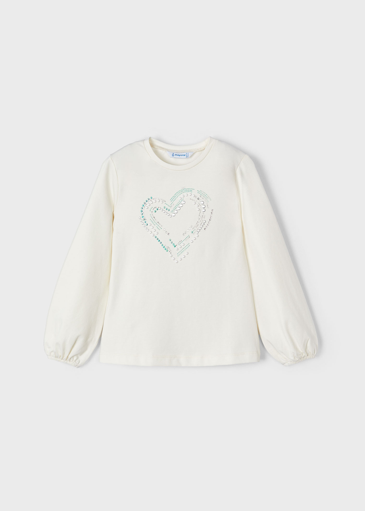 Camiseta Better Cotton Girl's Heart (algodão)