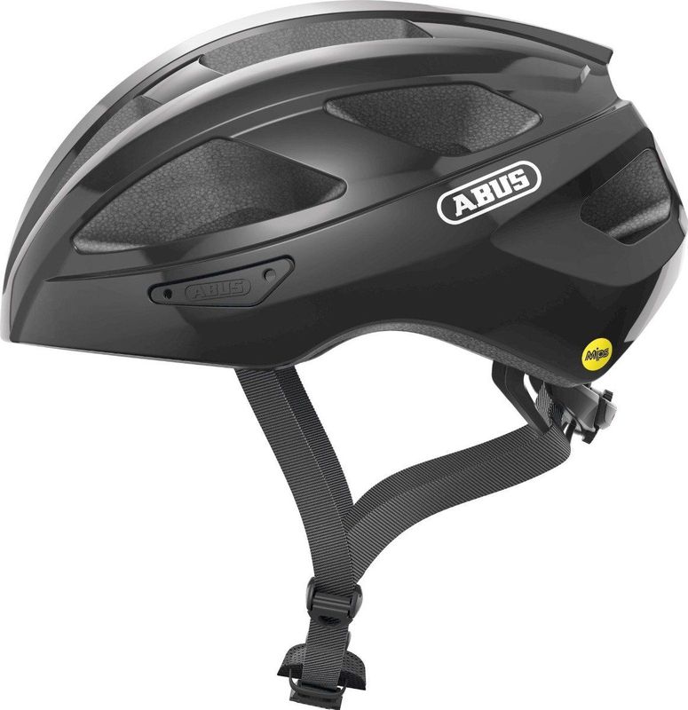 ABUS Macator MIPS - Fietshelm - Glanzend Zwart - Unisex-helm