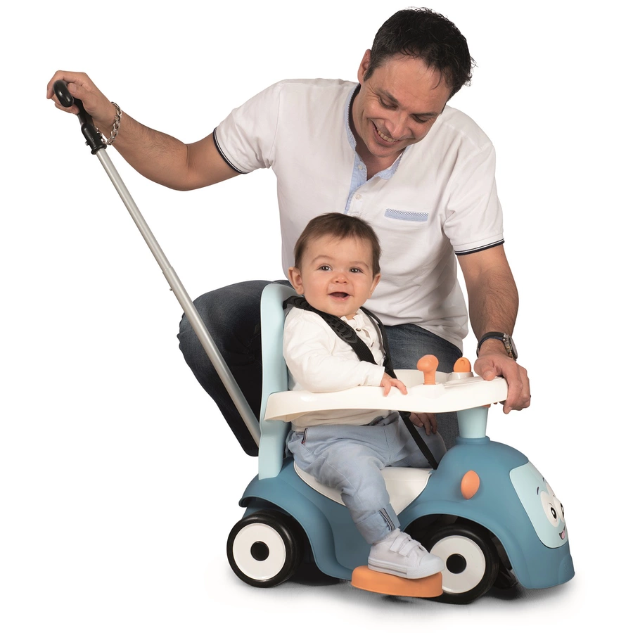 Smoby 3- in- 1 Rutscherfahrzeug Maestro, blau