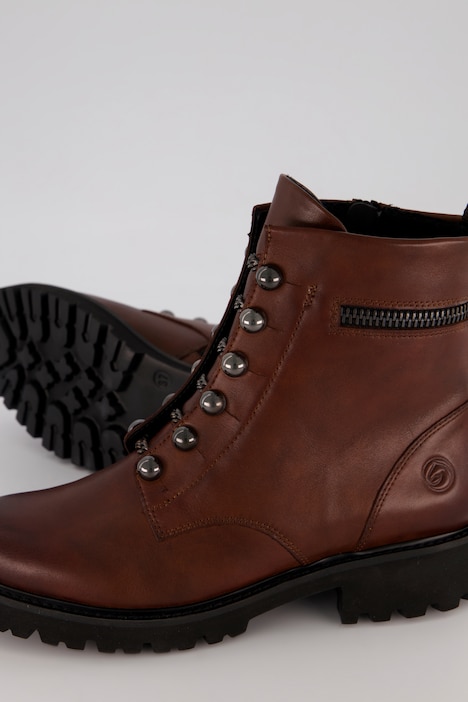 Remonte Stiefeletten, Metallic-Ketten, Zipper, Komfortweite