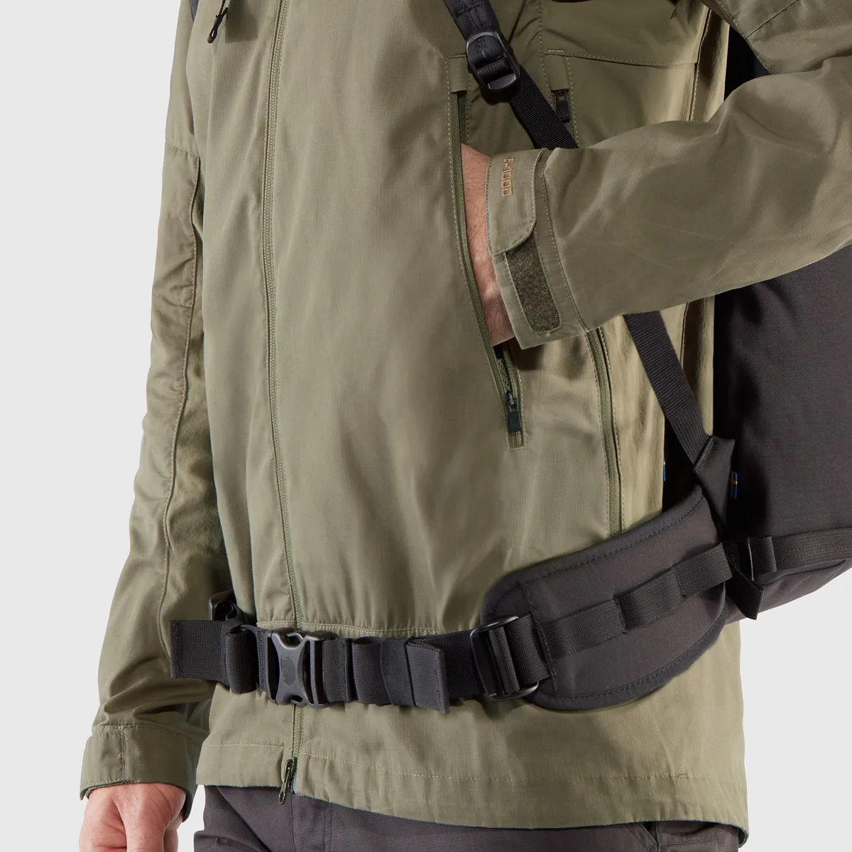 Fjällräven Men's Abisko Lite Trekking Jacket Buckwheat Brown/Dark Grey