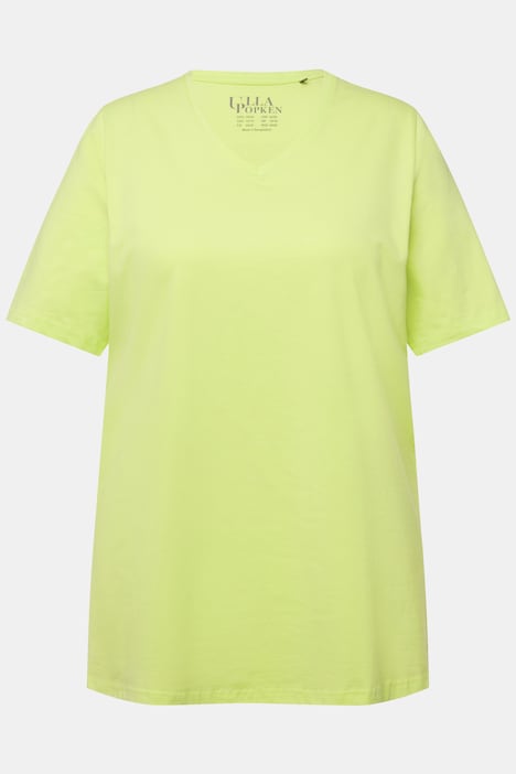 T-Shirt, A-Linie, V-Ausschnitt, Halbarm