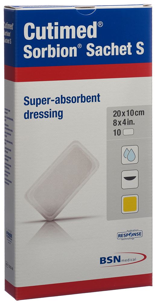 CUTIMED Sorbion Sachet S 20x10cm 10 Stk