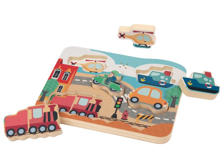 Houten puzzel met geluid