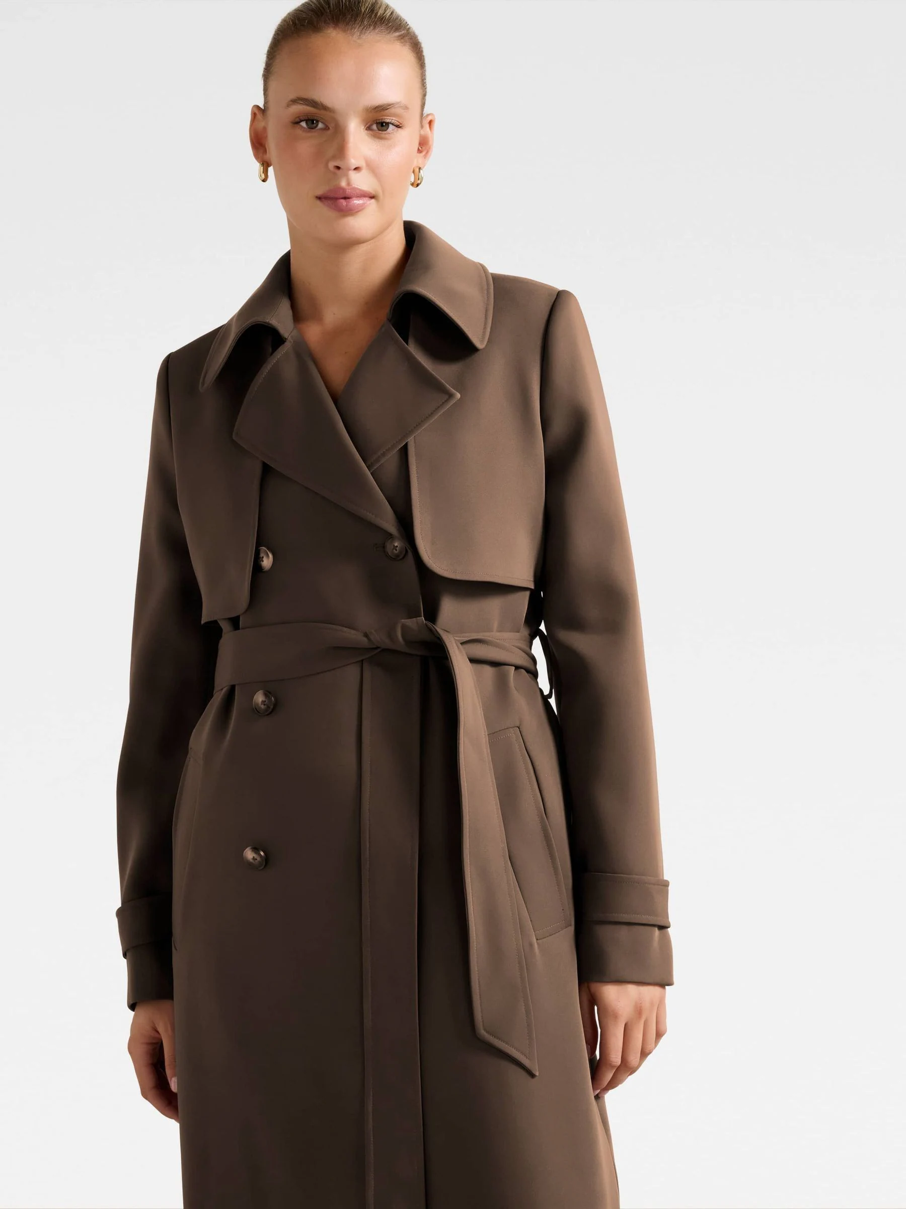 Forever New Delilah Soft Trench Coat