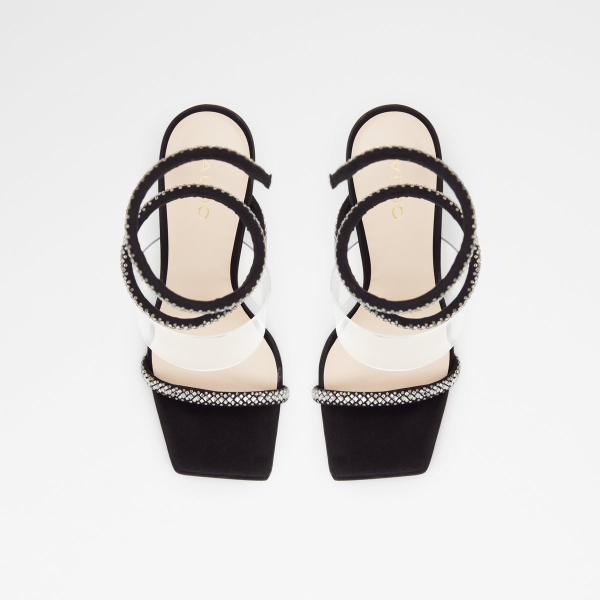 Selima Black Women Heeled sandals