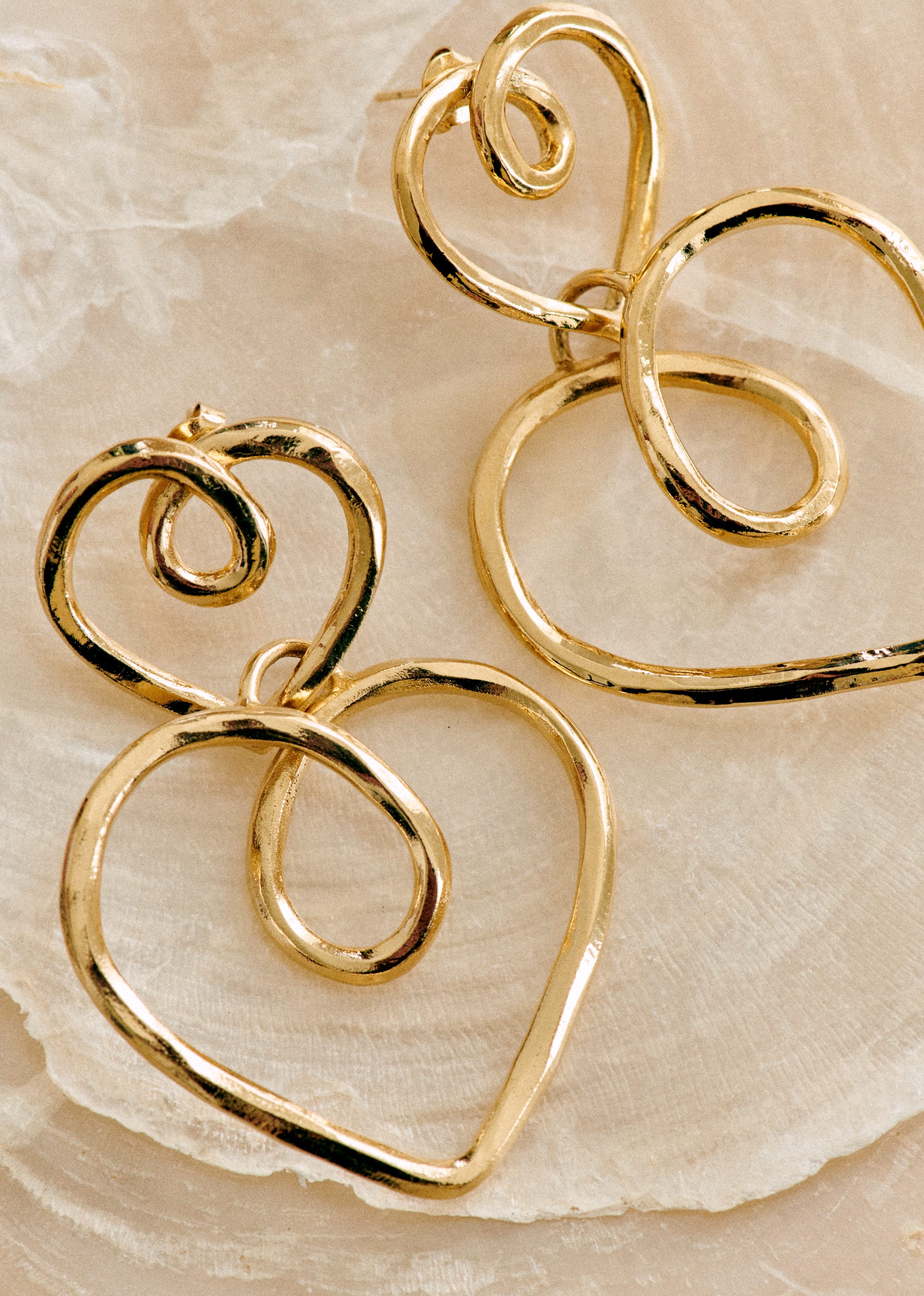 Boucles d'oreilles Cœur - Doré - E-SHOP/BIJOUX Boucles d'Oreilles 5905783