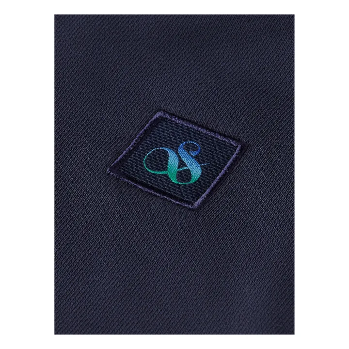Scotch & Soda Sweat Zippé Logo | Bleu nuit