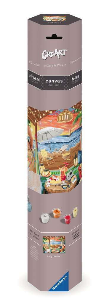Ravensburger Spiel Leinwand Gemütliche Strandhütte