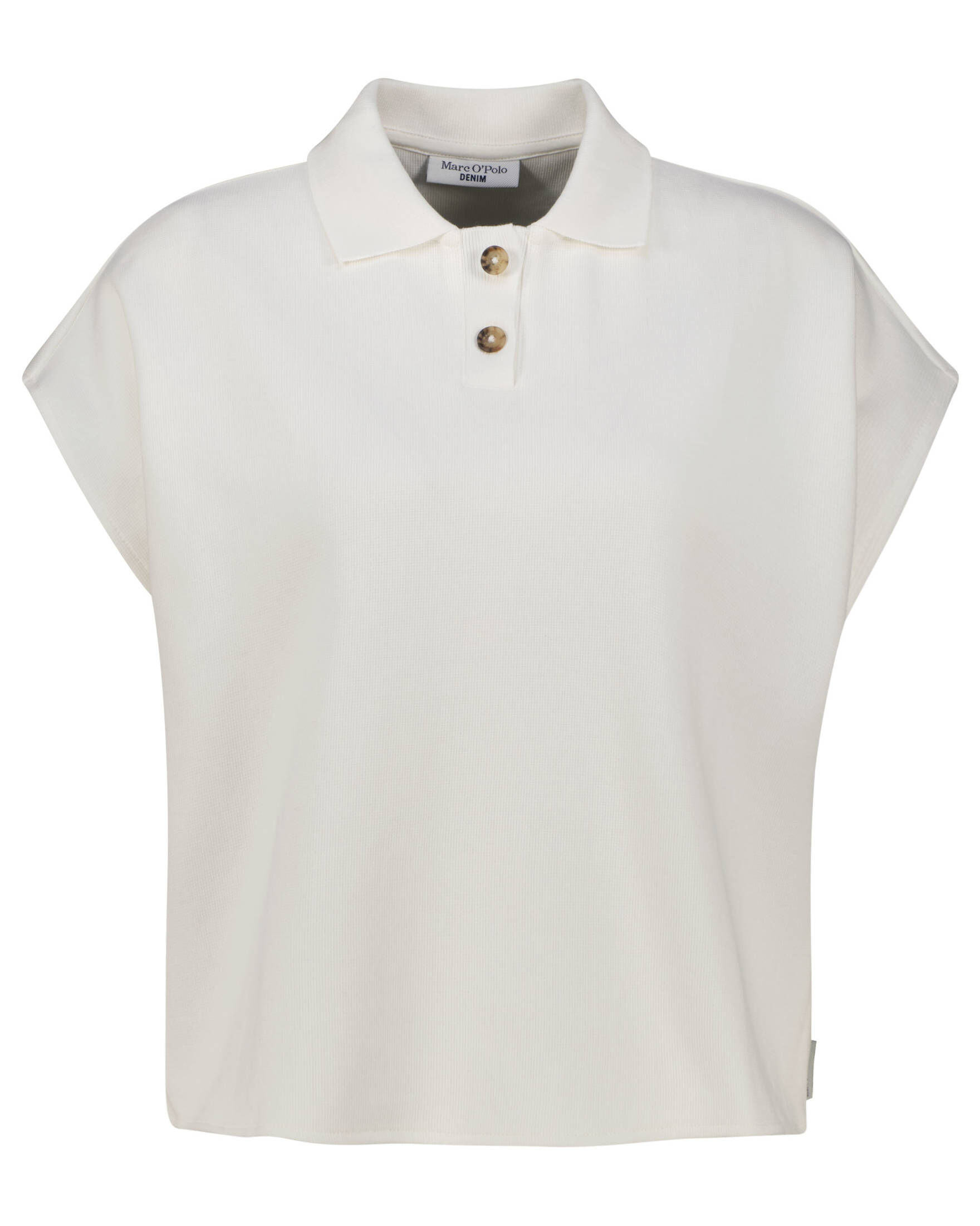 Marc O'Polo Denim| Damen Poloshirt aus Bio-Baumwolle Oversized Fit