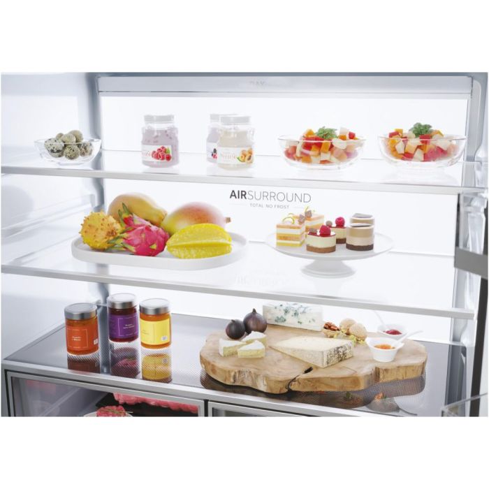 Haier Side-by-Side Cube 90 Series 9 HCW9919FSGB Schwarz