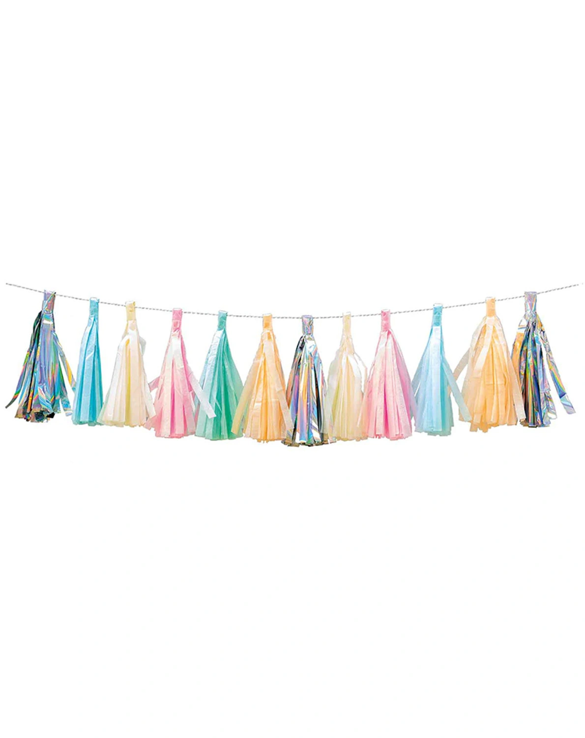 Girlande QUASTEN – PASTELL (2m)
