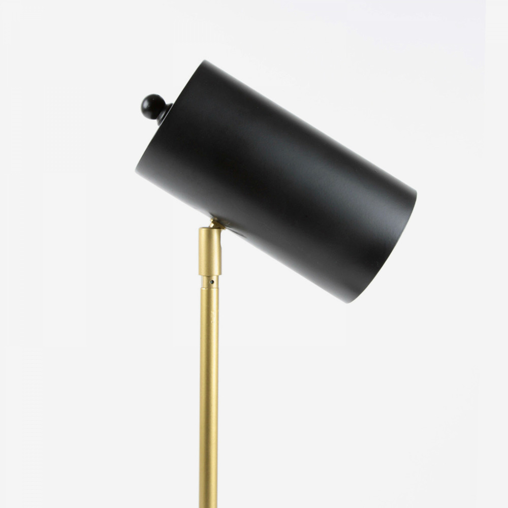 Lampe de bureau avec pied porte crayons